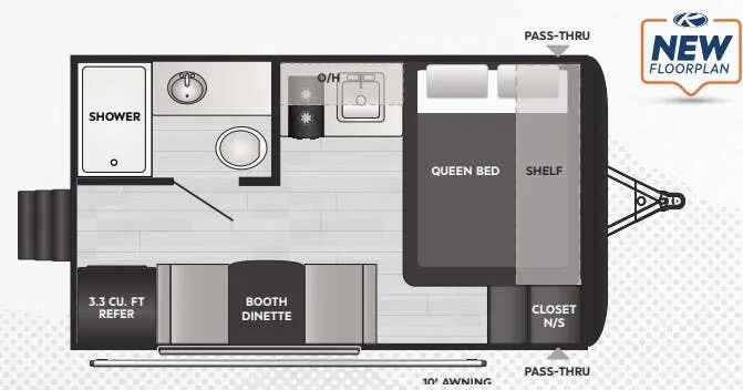2025 Keystone Springdale Mini 1400RE floor plan