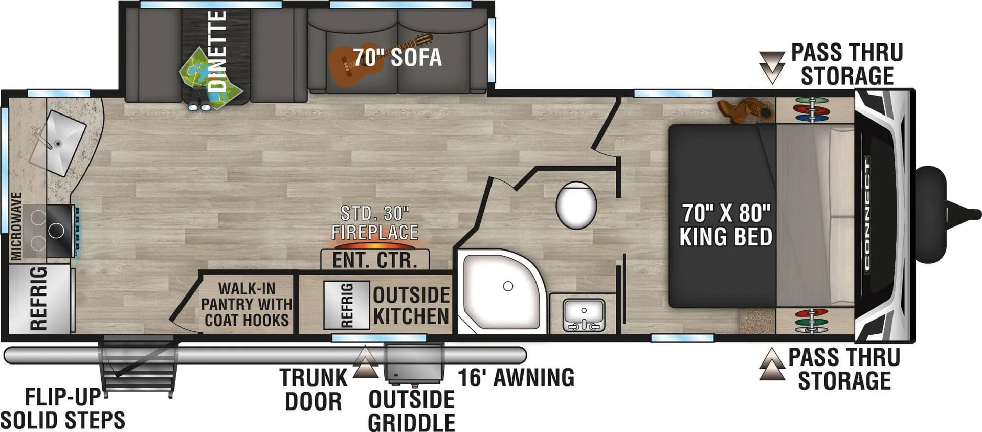 K-Z Connect C261RKK floor plan