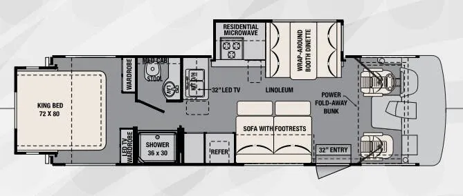 Forest River FR3 28DS floor plan