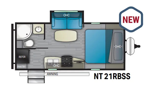Heartland North Trail 21RBSS floor plan