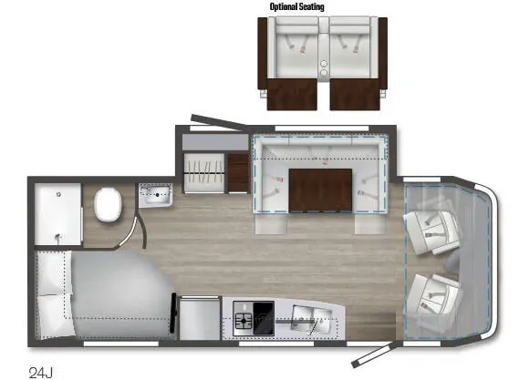 Winnebago View 24J floor plan
