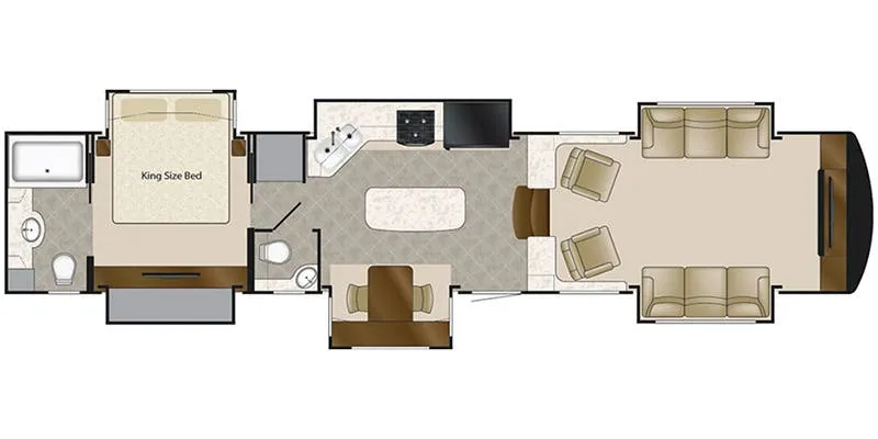 DRV Mobile Suites 44 Nashville floor plan