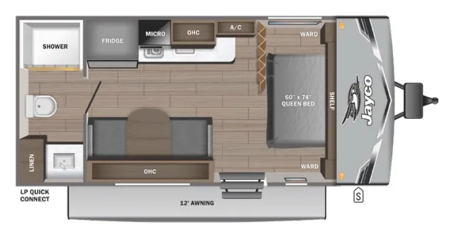 2026 Jayco Jay Flight SLX 175FQ floor plan