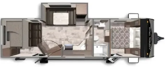 2021 Dutchmen Aspen Trail 29BB - Floor plan