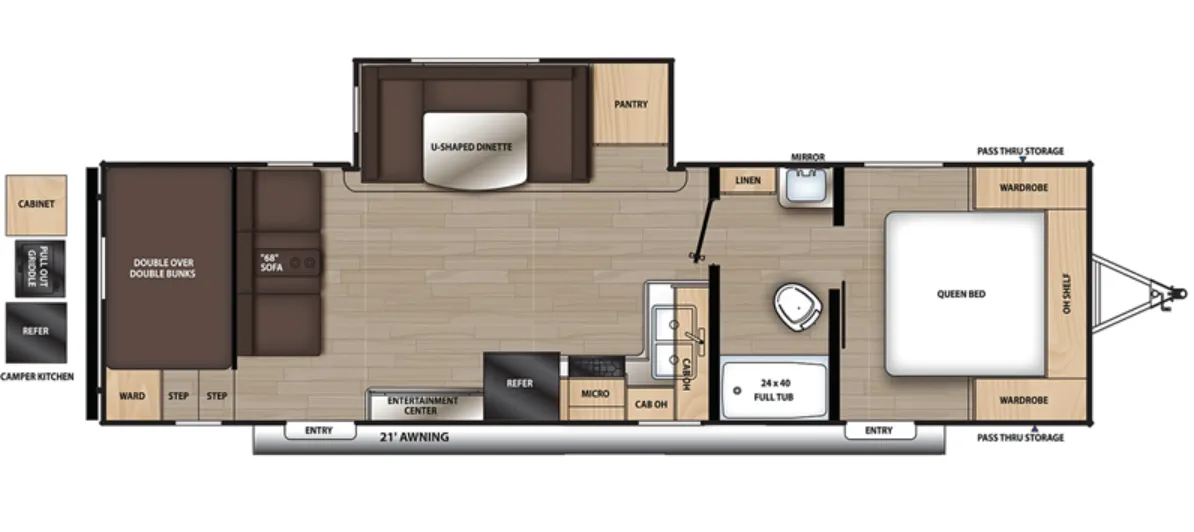 Coachmen Catalina Summit Series 8 271DBS floor plan