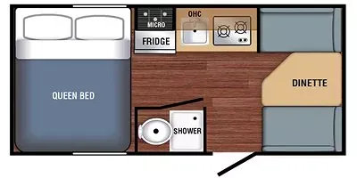 2023 Braxton Creek Bushwhacker Plus 17FD floor plan