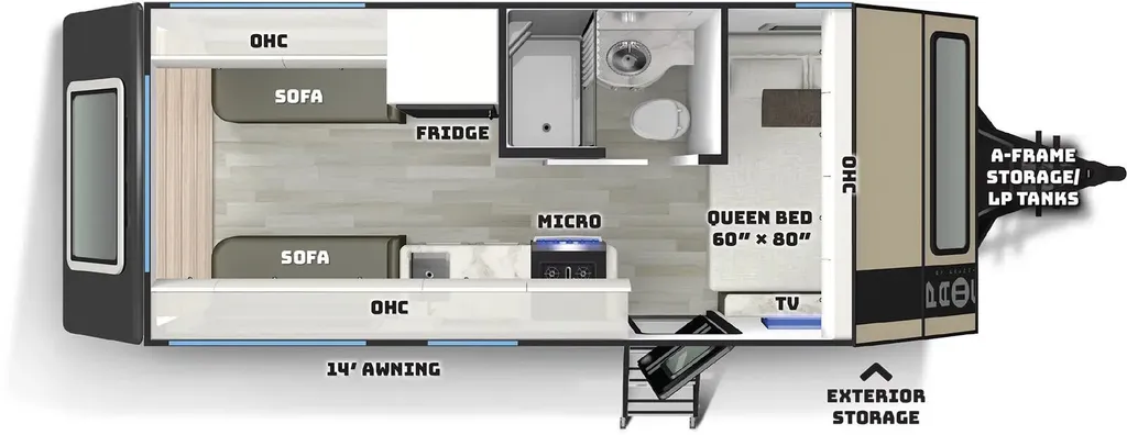 2026 Palomino Pause Reboot Edition 174 floor plan