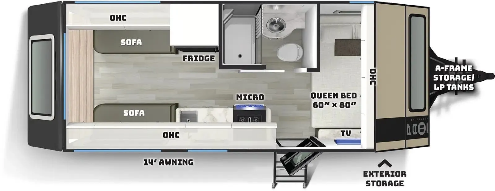 2026 Palomino Pause Reboot Edition 174 - Floor plan