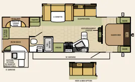 Starcraft Travel Star 309BHS floor plan