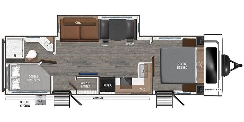 Heartland Corterra 28.1 BH floor plan