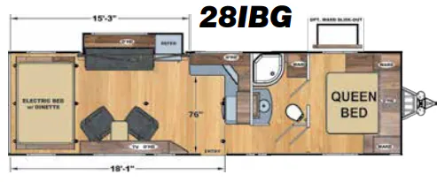 Eclipse Attitude 28iBG floor plan