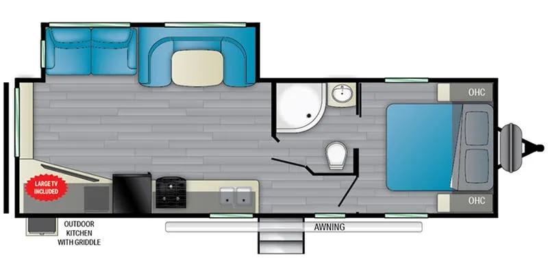 Heartland Prowler 276RE floor plan