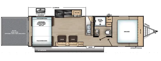 Coachmen Catalina Trail Blazer 28THS floor plan