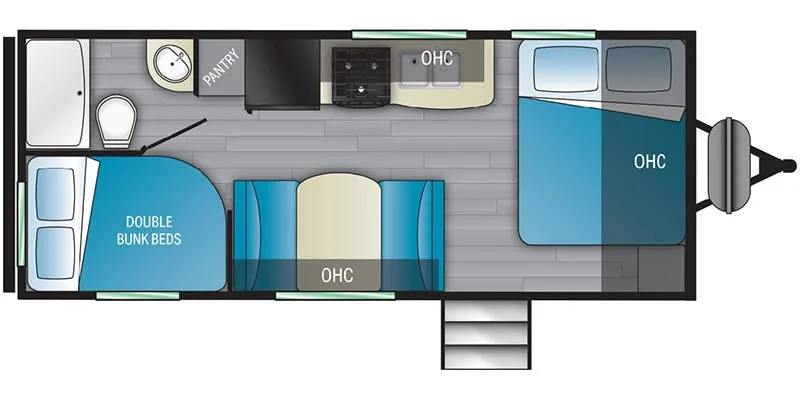 Heartland Trail Runner TR 199 BHSS floor plan