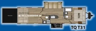 Heartland Torque TQ T31 floor plan