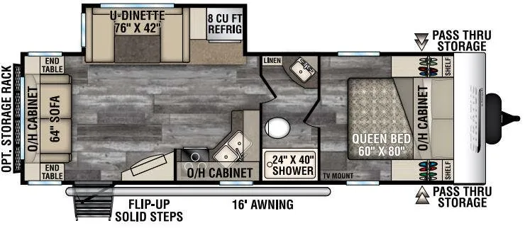 Venture RV Stratus SR261VRL floor plan