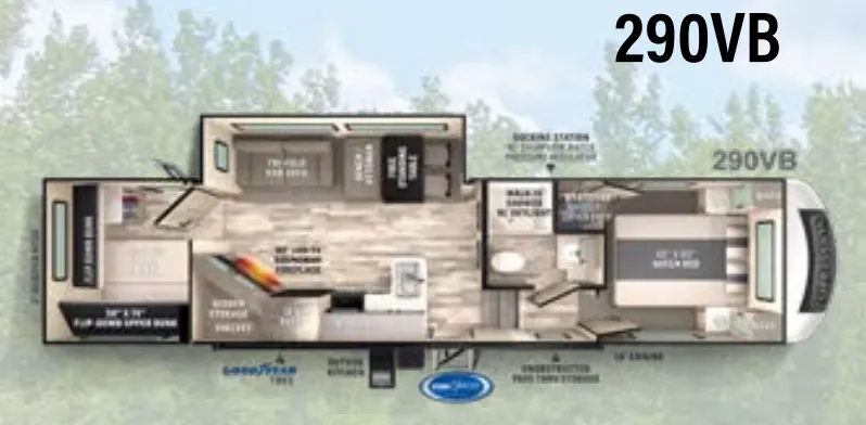 Forest River Impression 290VB floor plan