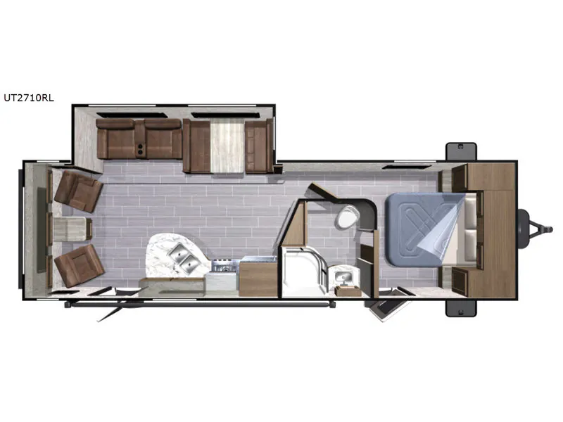 2018 Highland Ridge Open Range Ultra Lite UT2710RL - Floor plan