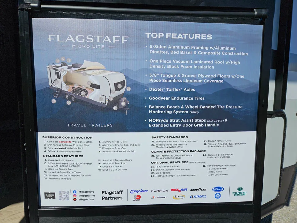 2026 Forest River Flagstaff Micro Lite 25FBD, Photos photo 36