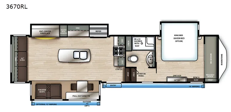 2021 Forest River RiverStone Reserve Series 3670RL - Photo 3