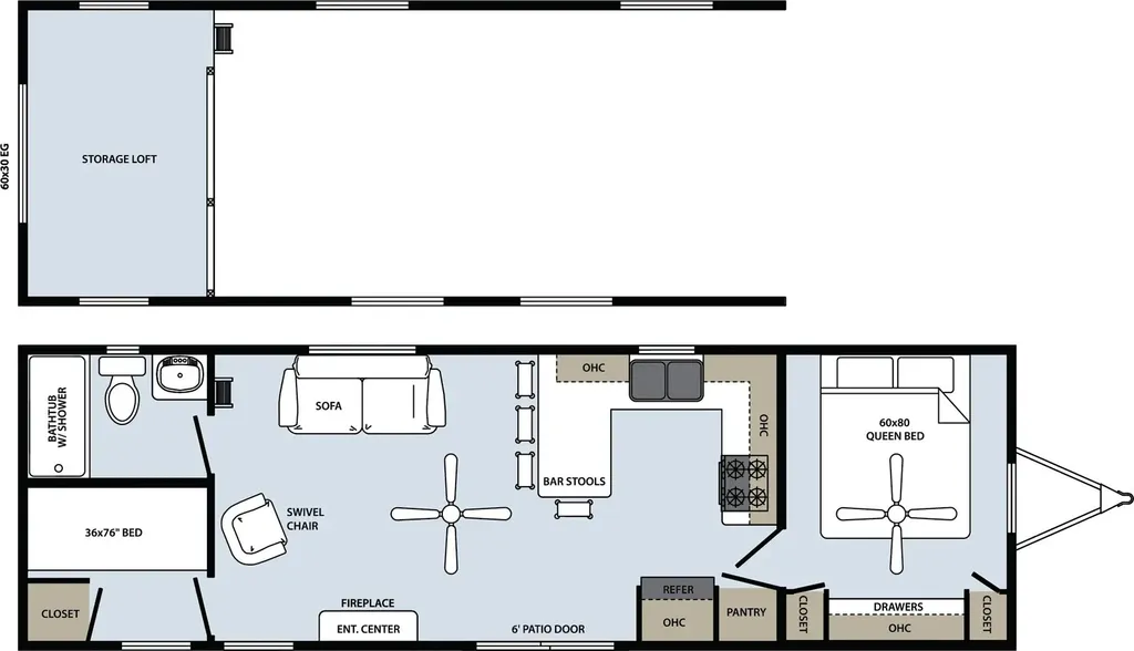 2026 Forest River Quailridge Summit 39BHL-S floor plan