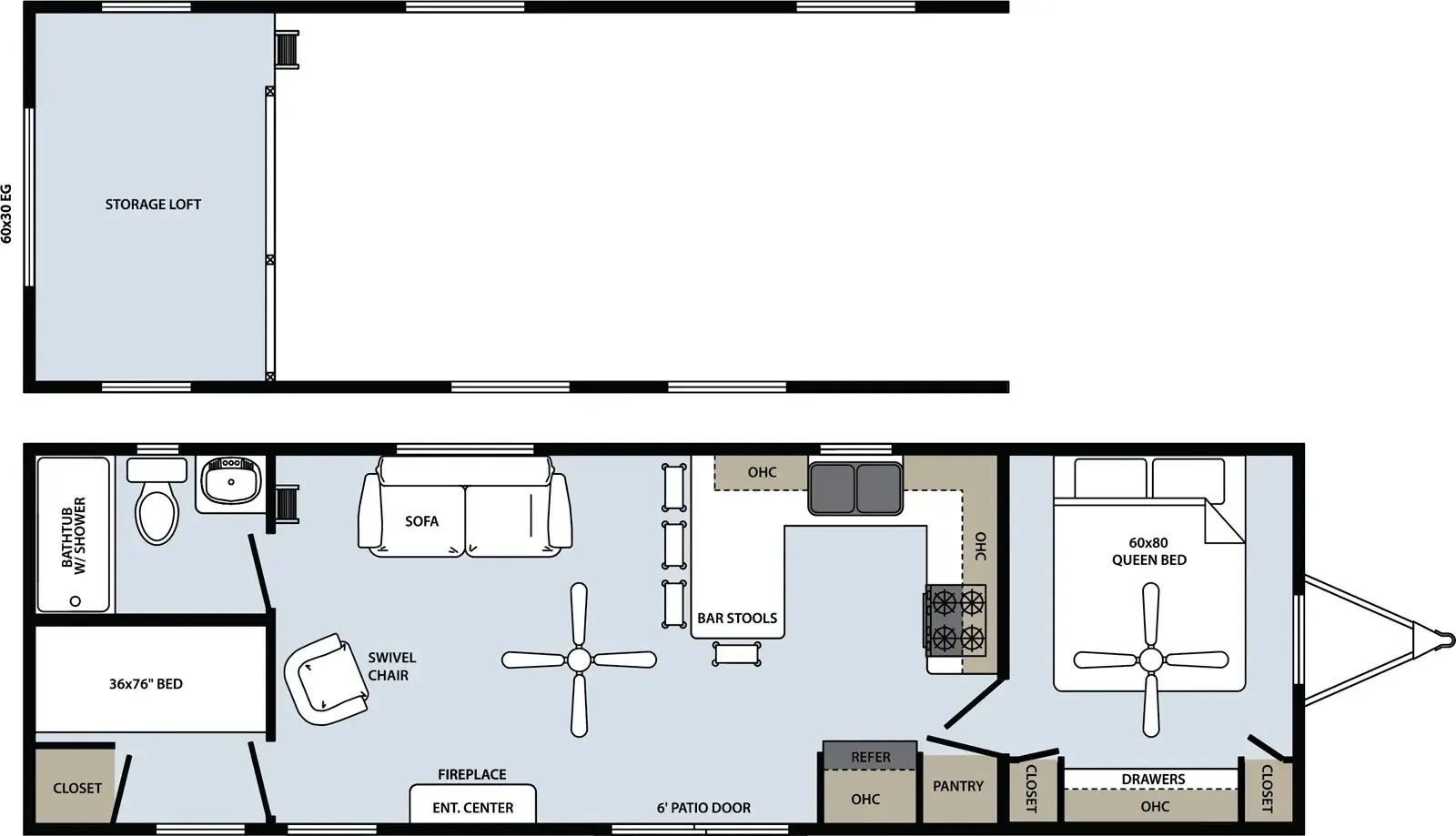 2026 Forest River Quailridge Summit 39BHL-S - Floor plan