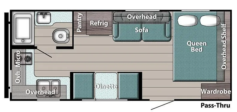 Gulf Stream Trailmaster Lite Super Lite 199RK floor plan