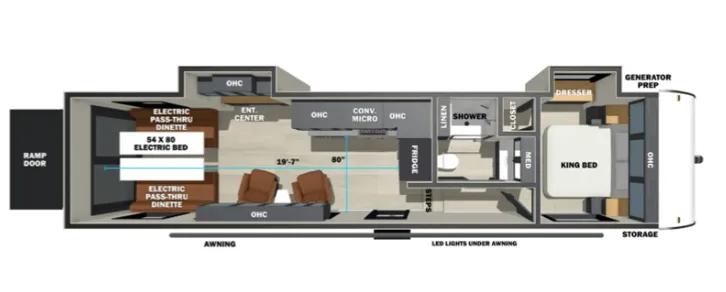 Forest River Shockwave 3300 floor plan
