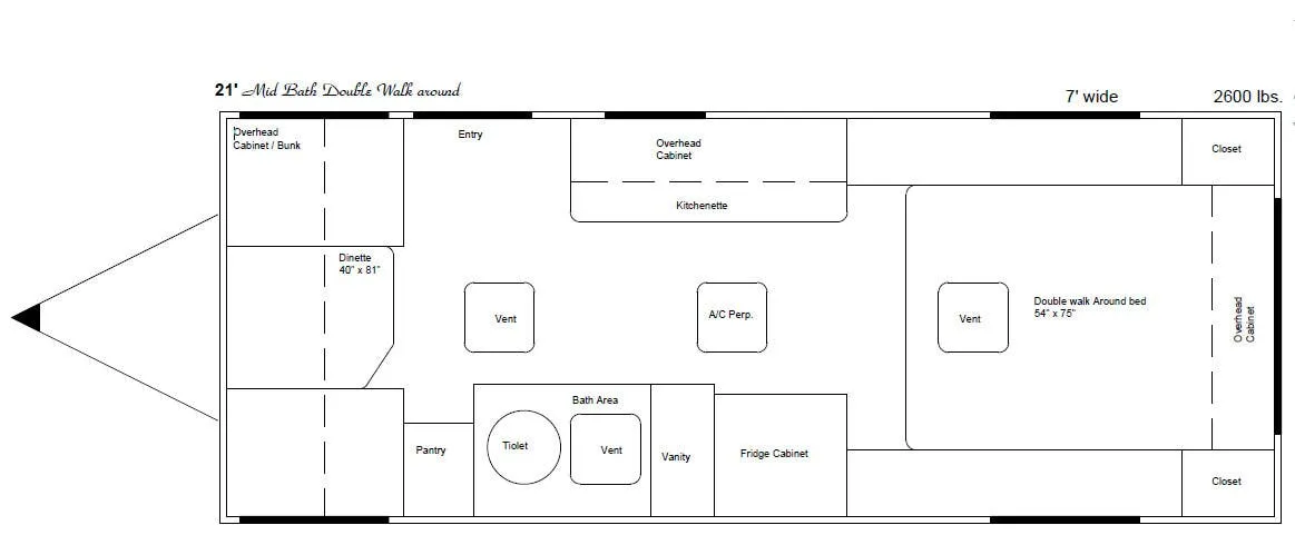 Taylor Coach Side Door 21 floor plan