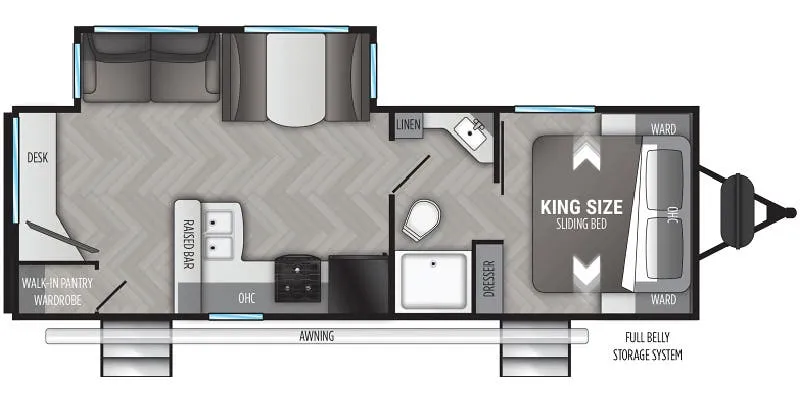 2021 Cruiser RV Shadow Cruiser SC257MKS floor plan