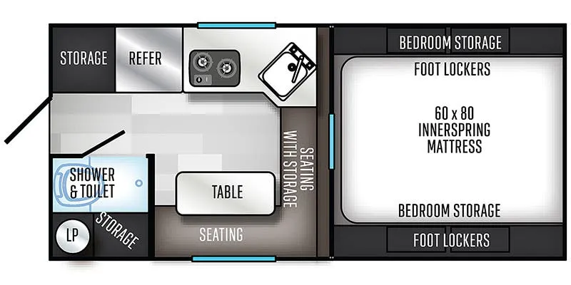 Palomino Backpack SS-1251 floor plan