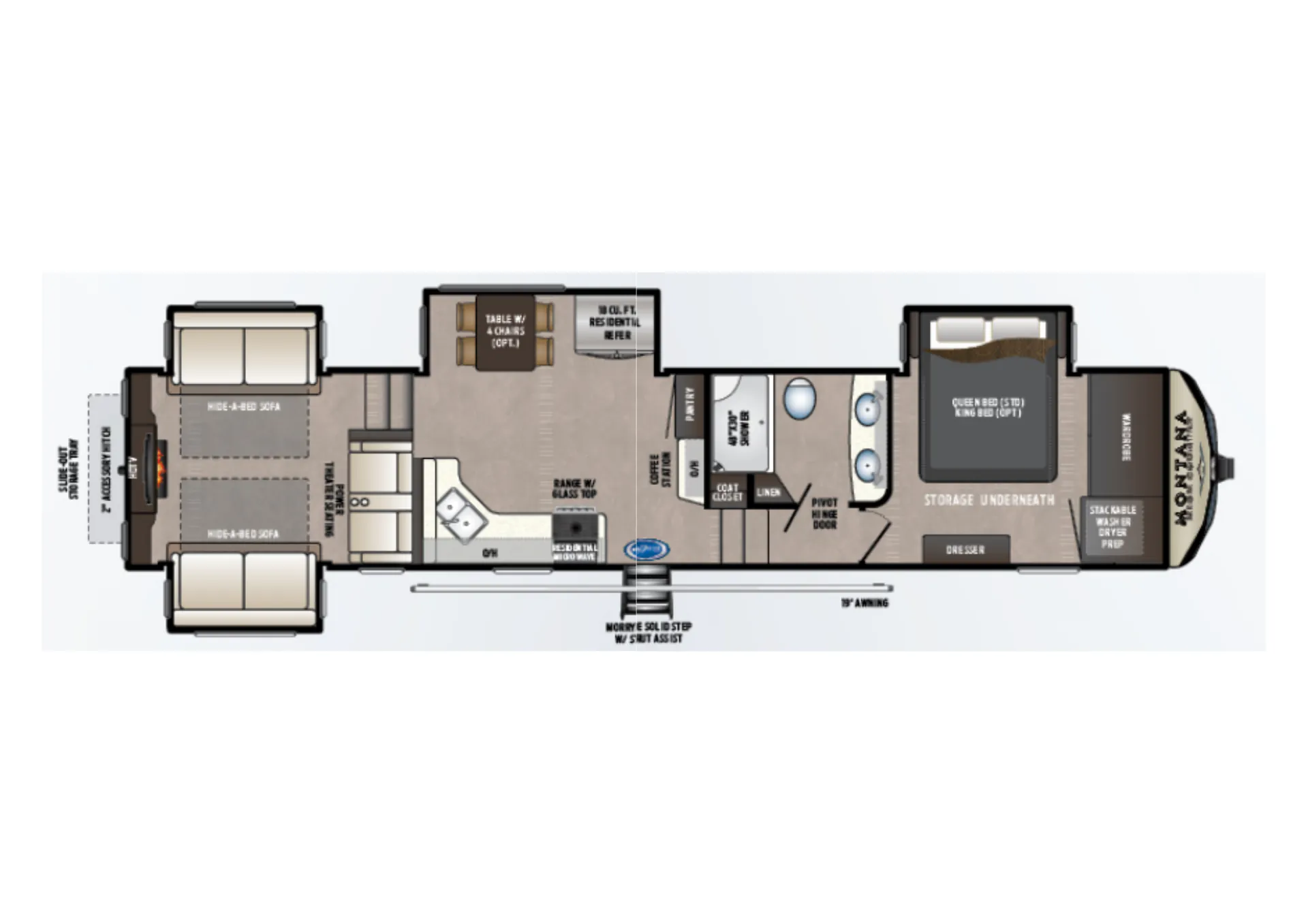 Keystone Montana High Country 373RD floor plan