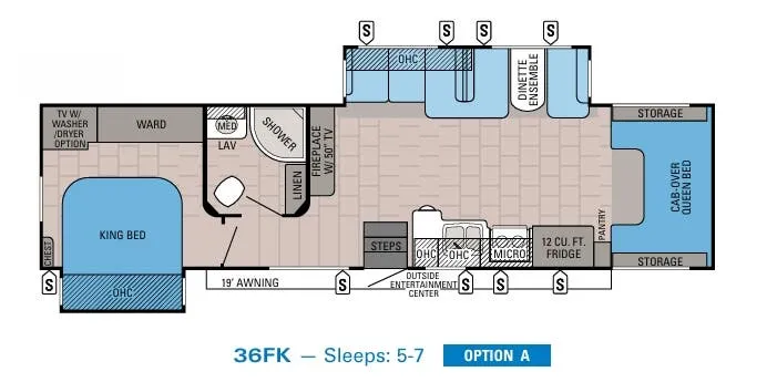2016 Jayco Seneca 36FK floor plan