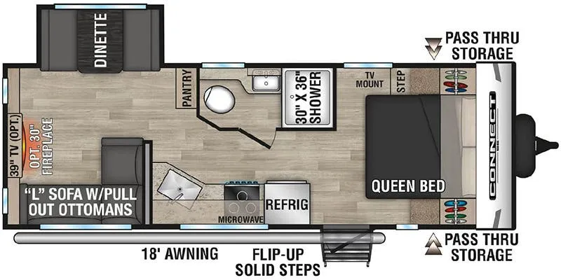 K-Z Connect SE C221RESE floor plan