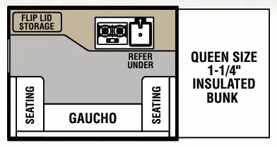 Forest River Viking Epic 1760QS floor plan