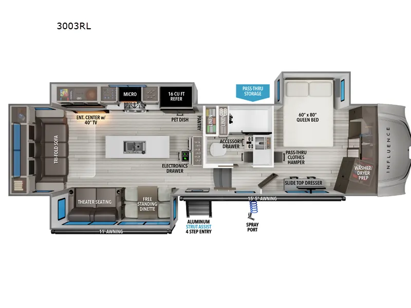 2026 Grand Design Influence 3003RL - Photo 3