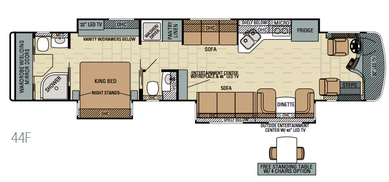 Entegra Coach Anthem 44F floor plan