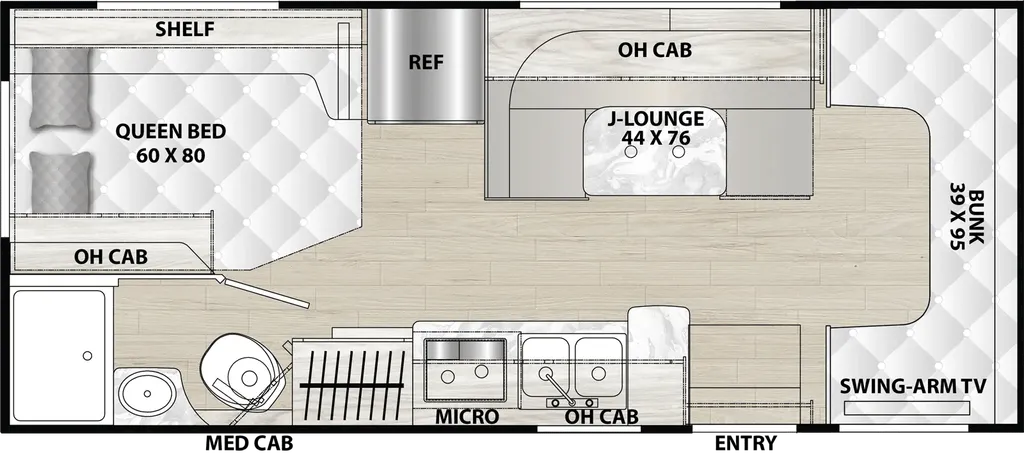 2026 Coachmen Cross Trail 22XG floor plan