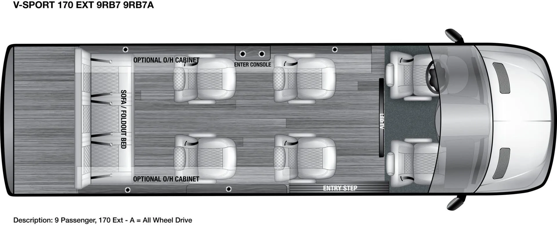 OGV Luxury Coach V-Sport 9RB7 floor plan