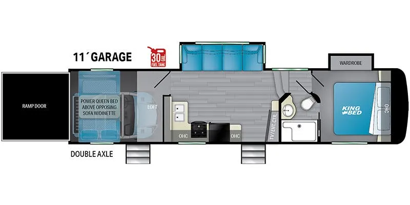 Heartland Gravity GR 3210 floor plan