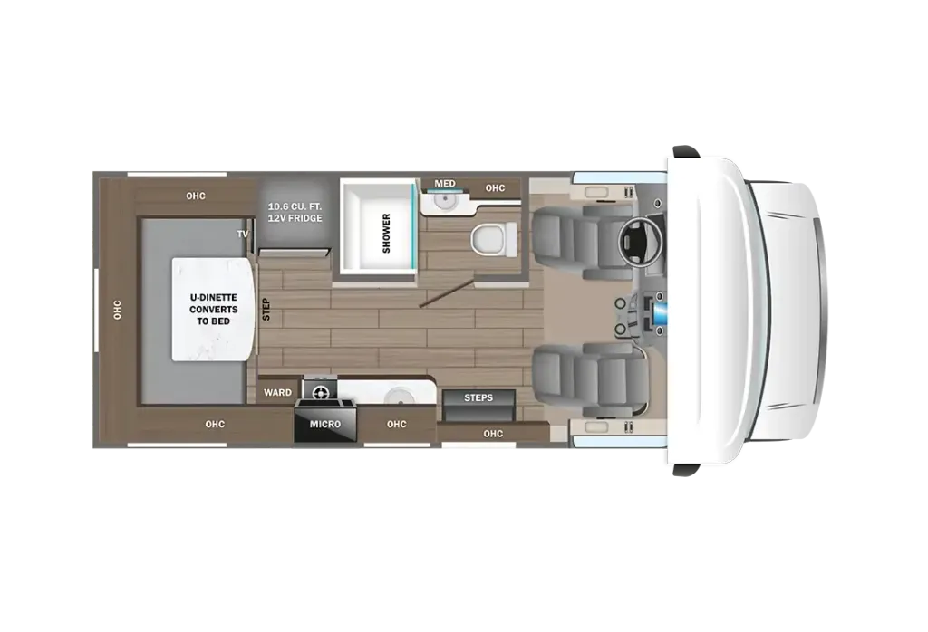 2027 Entegra Coach Odyssey SE 20LF floor plan