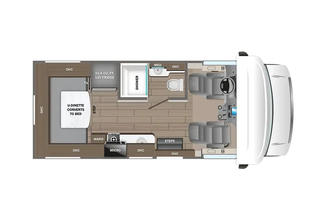 2027 Entegra Coach Odyssey SE 20LF - Floor plan