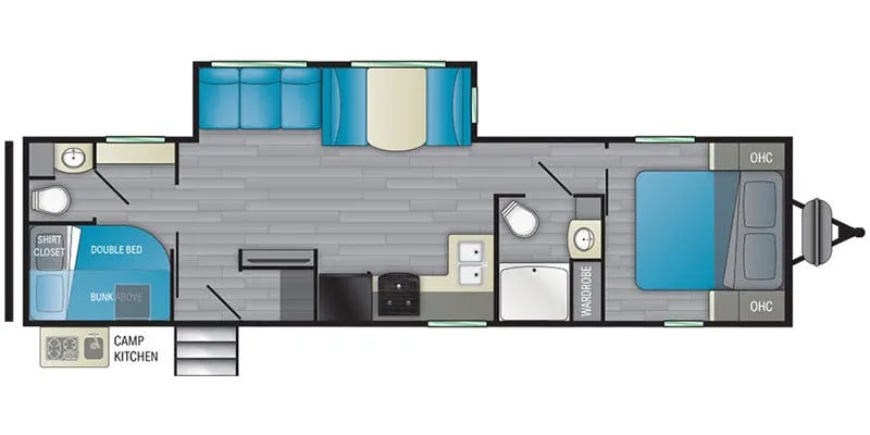 2021 Heartland Prowler 315BH - Floor plan