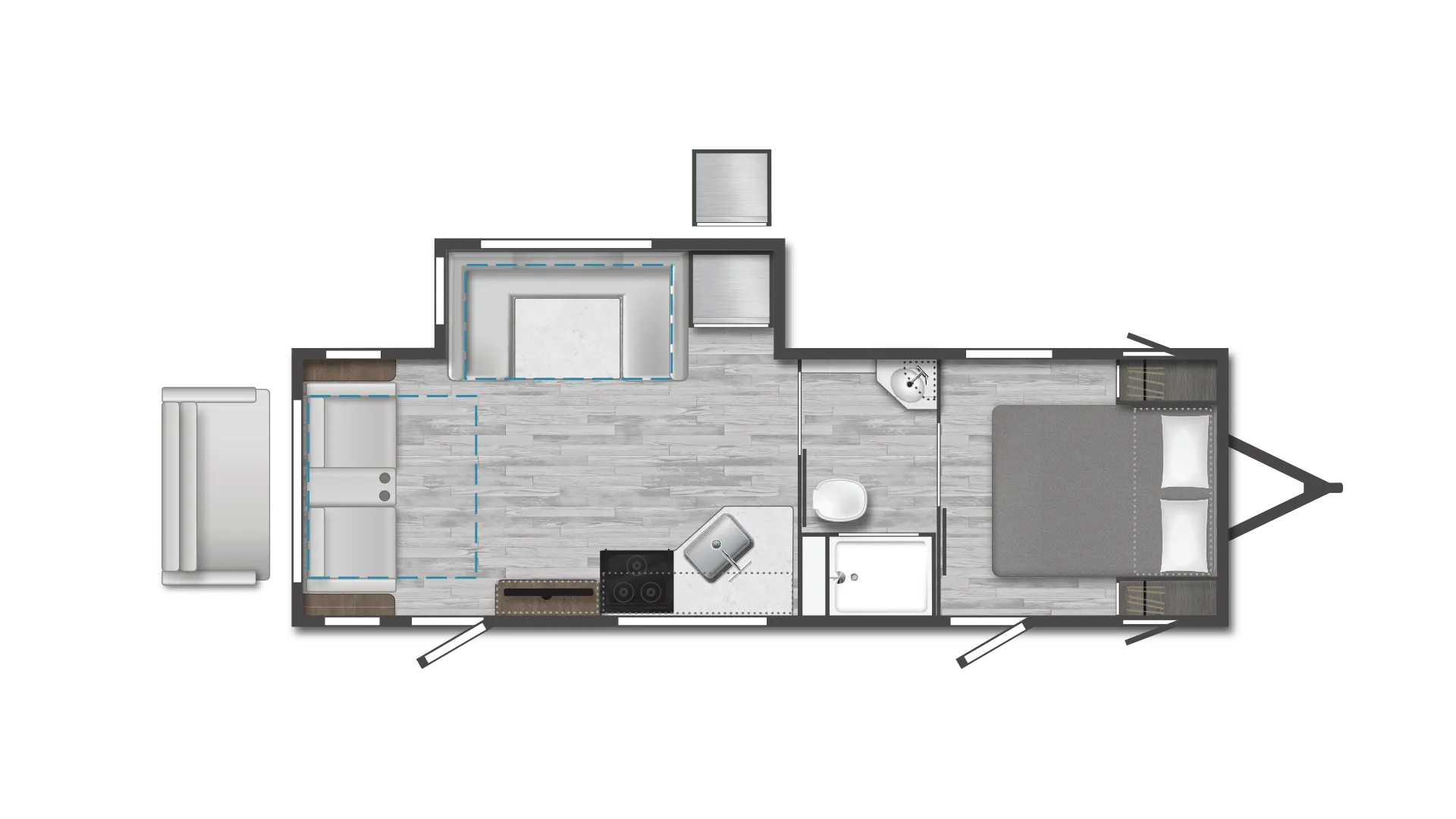 2024 Winnebago Access 26RL - Floor plan