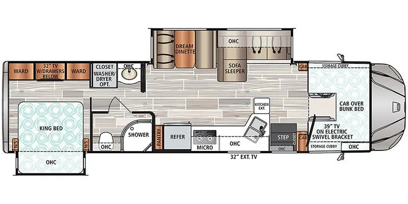 Dynamax Corp Force HD 34KD HD floor plan