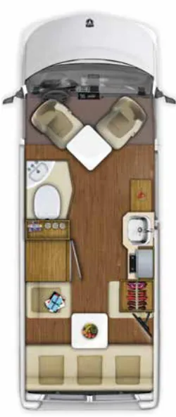 Roadtrek Zion SRT Base floor plan