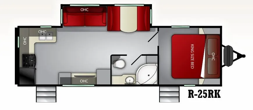 Cruiser RV Radiance 25RK floor plan