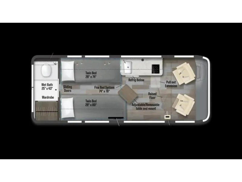 2026 Winnebago Travato 59KL - Photo 3