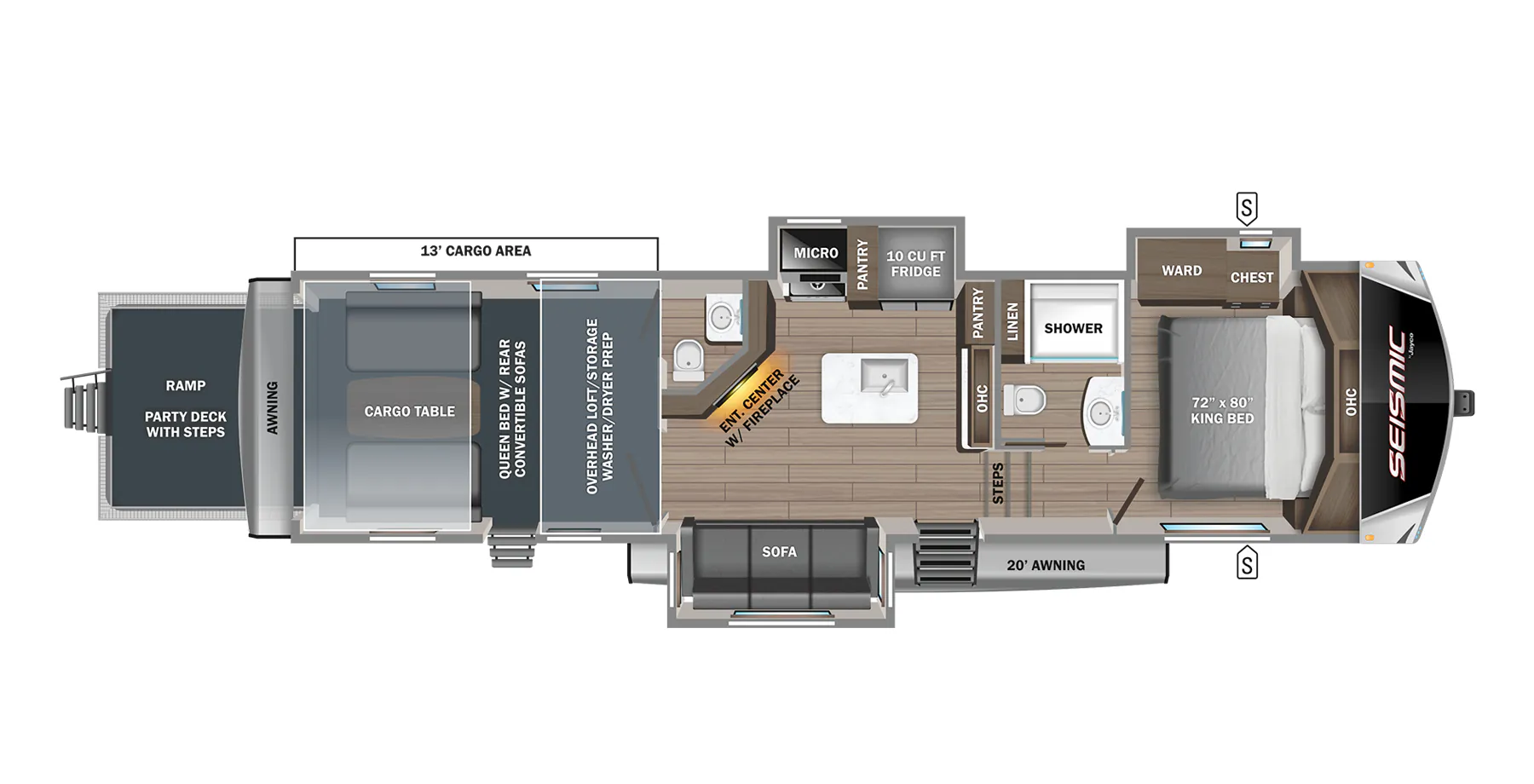 Jayco Seismic 403 floor plan