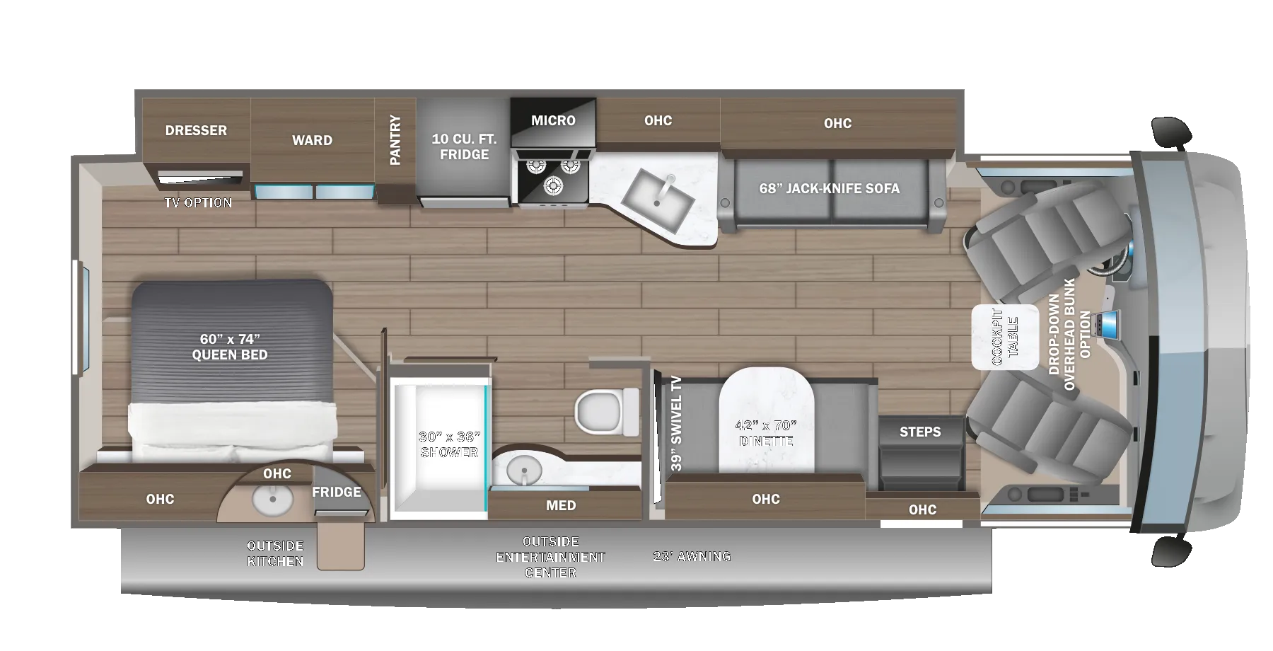 Jayco Alante 29S floor plan